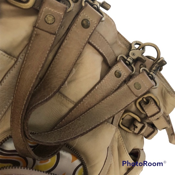 Vintage Y2K Steven Madden Shoulder Purse 100% leather tan bag - Picture 5 of 6